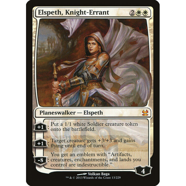 Magic: The Gathering Elspeth, Knight-Errant (013) Lightly Played