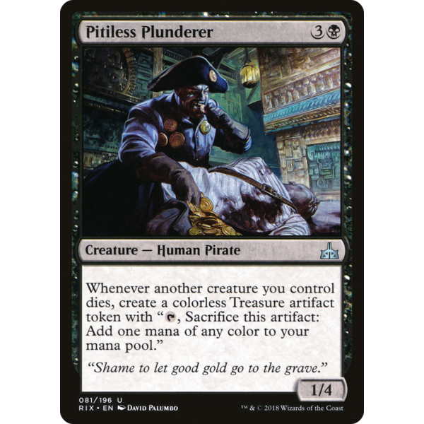 Magic: The Gathering Pitiless Plunderer (081) Lightly Played