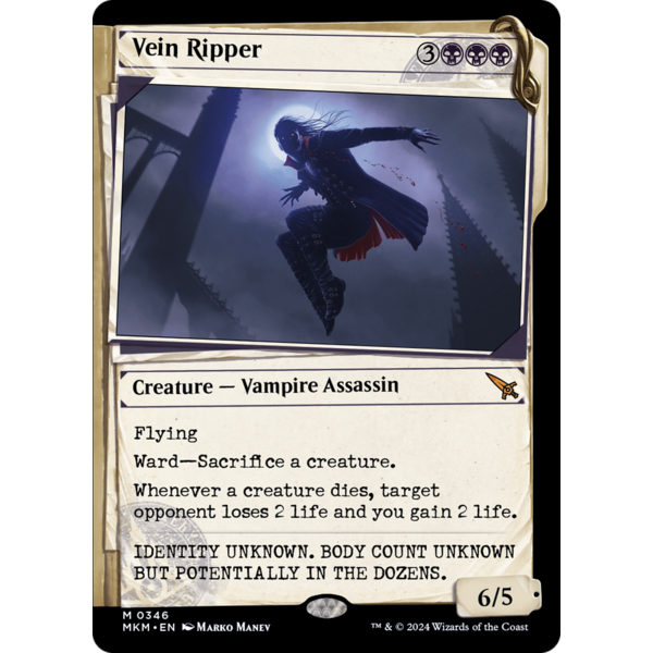 Magic: The Gathering Vein Ripper (Showcase) (346) Lightly Played Foil
