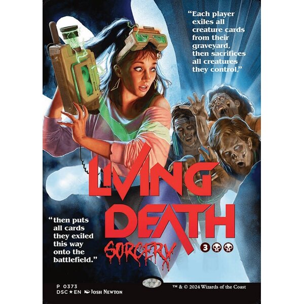 Magic: The Gathering Living Death (Showcase) (373) Lightly Played Foil