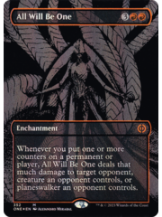 Magic: The Gathering All Will Be One (Oil Slick Raised Foil) (352) Lightly Played