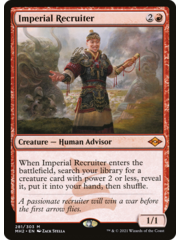 Magic: The Gathering Imperial Recruiter (281) Lightly Played
