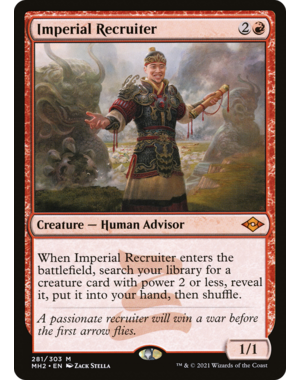 Magic: The Gathering Imperial Recruiter (281) Lightly Played