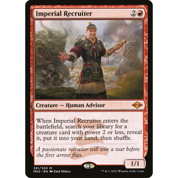 Magic: The Gathering Imperial Recruiter (281) Lightly Played