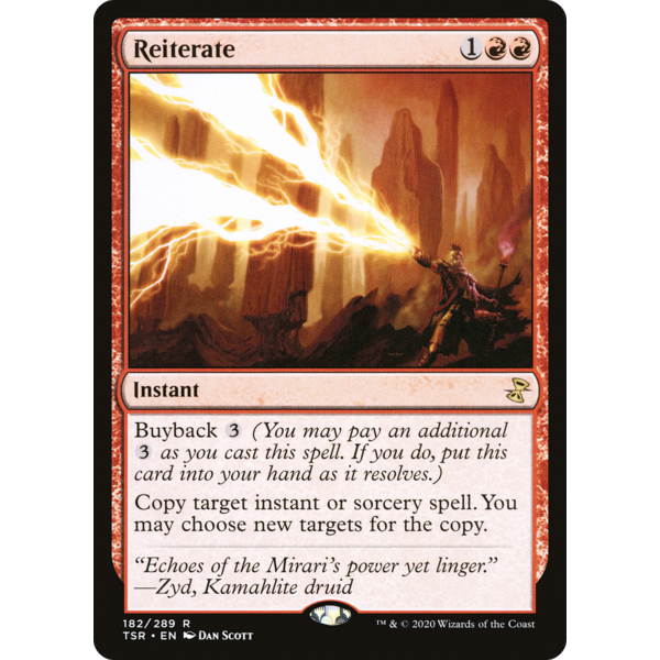 Magic: The Gathering Reiterate (182) Lightly Played
