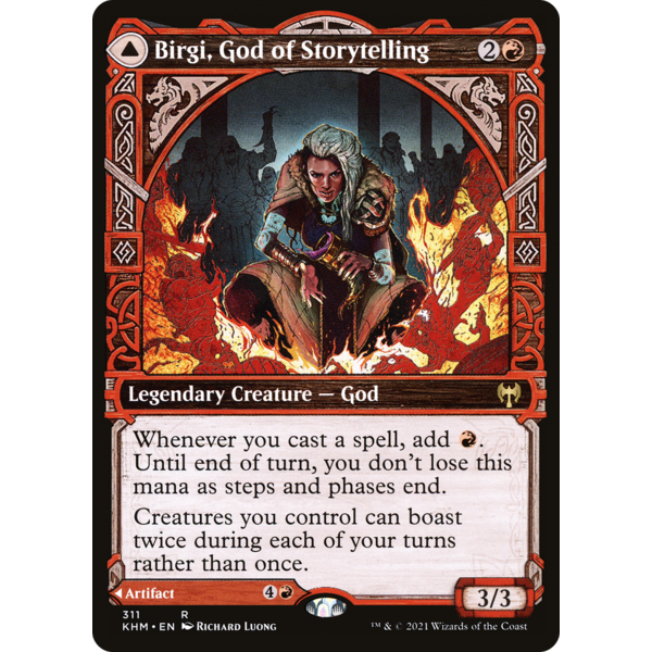 Magic: The Gathering Birgi, God of Storytelling (Showcase) (311) Lightly Played