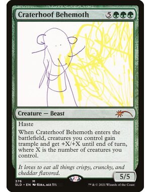 Magic: The Gathering Craterhoof Behemoth (376) Lightly Played Foil