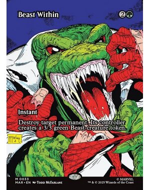 Magic: The Gathering Beast Within (Borderless) (033) Lightly Played Foil