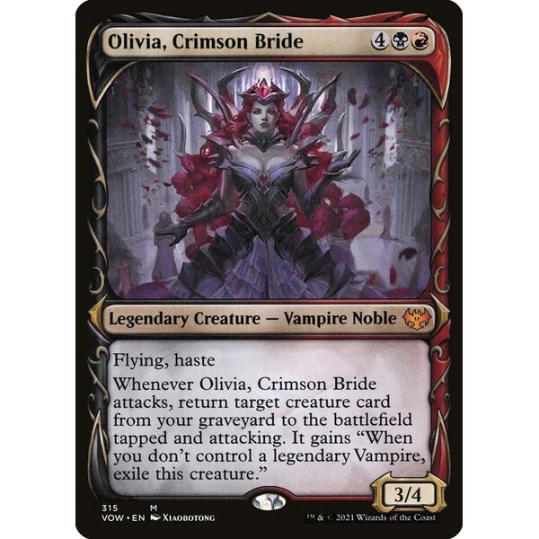 Magic: The Gathering Olivia, Crimson Bride (Showcase) (315) Lightly Played Foil