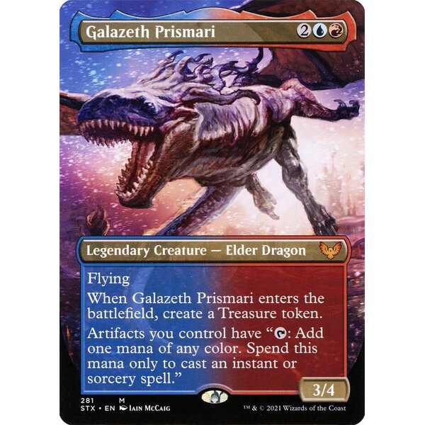 Magic: The Gathering Galazeth Prismari (Borderless) (281) Lightly Played Foil