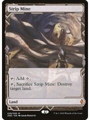 Magic: The Gathering Strip Mine (028) Lightly Played Foil