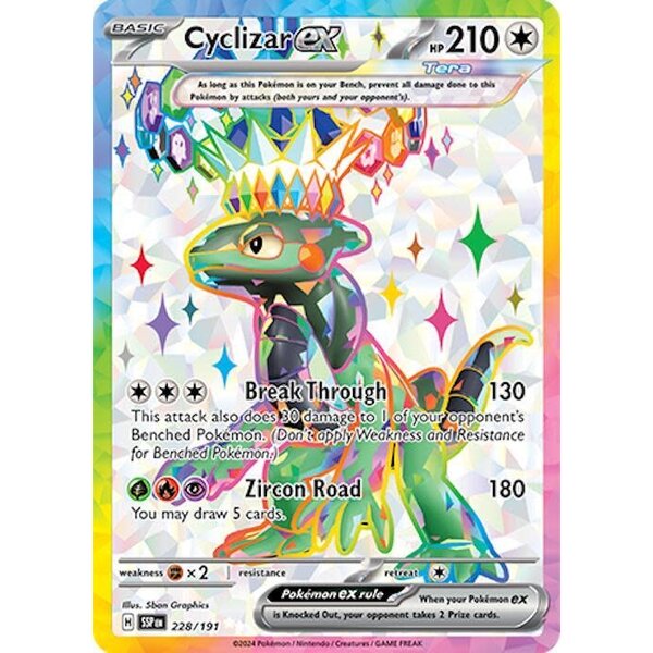Pokemon Cyclizard ex (228) Lightly Played