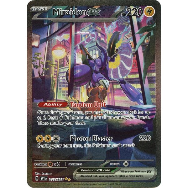 Pokemon Miraidon ex (244) Damage