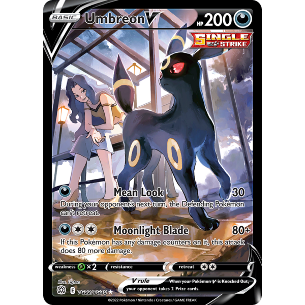 Pokemon Umbreon V (TG22) Near Mint Holofoil