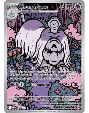 Pokemon Houndstone (145) Lightly Played Holofoil