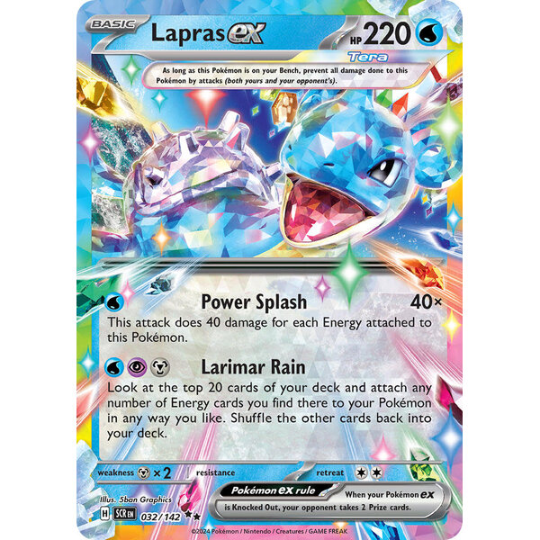 Pokemon Lapras ex (032) Lightly Played