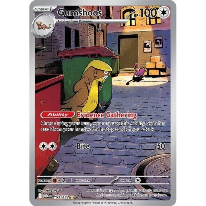 Pokemon Gumshoos (153) Lightly Played Holofoil