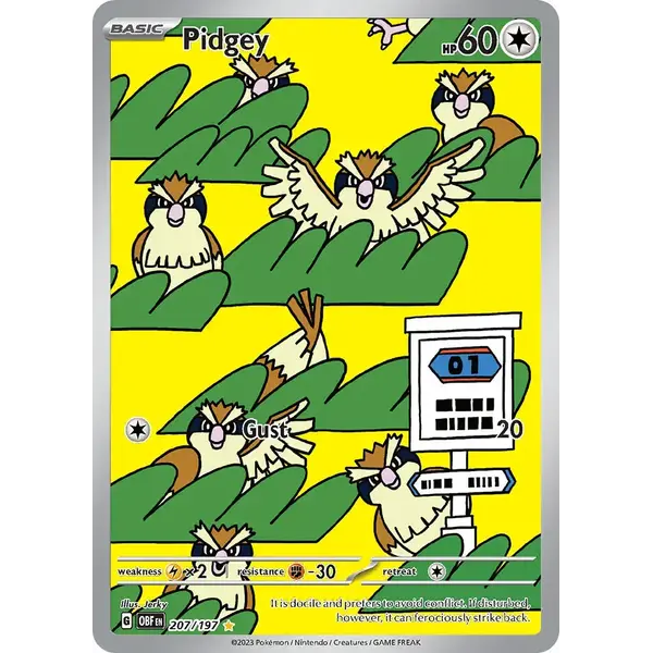 Pokemon Pidgey (207) Lightly Played