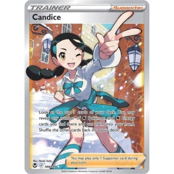 Pokemon Candice (Full Art) (189) Lightly Played