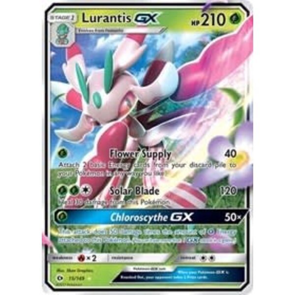 Pokemon Lurantis GX (015) Lightly Played