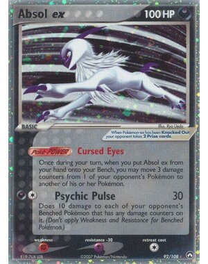 Pokemon Absol ex (092) Lightly Played
