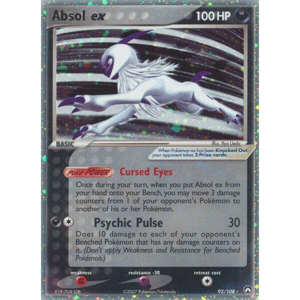 Pokemon Absol ex (092) Lightly Played