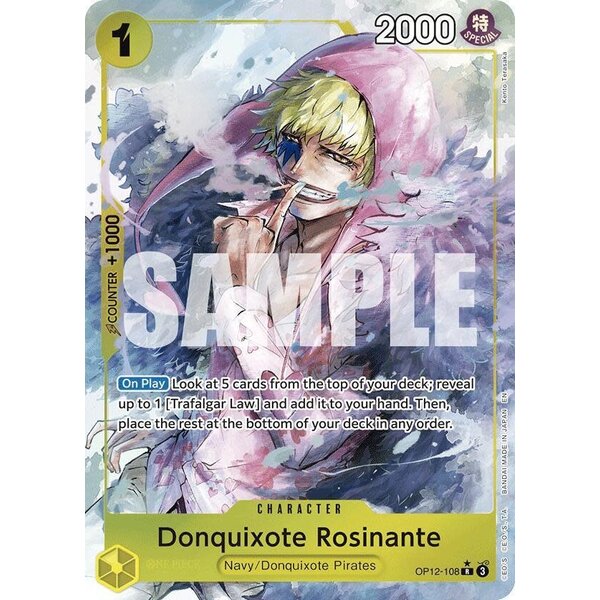 Bandai Donquixote Rosinante (Alternate Art) (108) Lightly Played