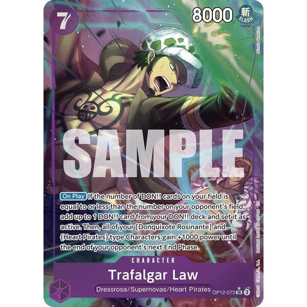 Bandai Trafalgar Law (Alternate Art) (073) Lightly Played