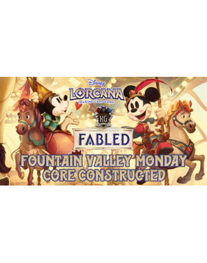 Disney Lorcana 11/03/25 Fountain Valley Lorcana Core Constructed Monday 630 PM