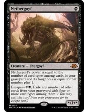 Magic: The Gathering Nethergoyf (103) Lightly Played