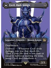 Magic: The Gathering Cecil, Dark Knight (Borderless) (Surge Foil) (525) Lightly Played