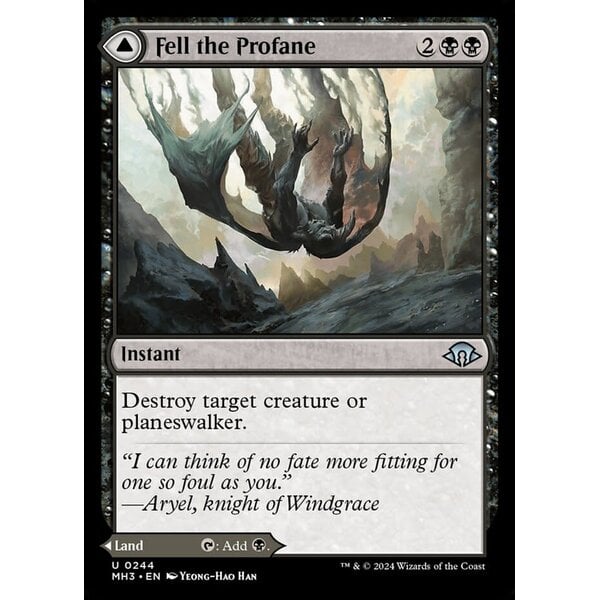 Magic: The Gathering Fell the Profane (244) Lightly Played