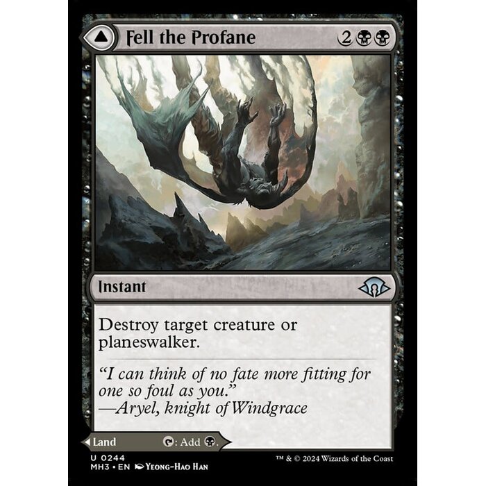 Magic: The Gathering Fell the Profane (244) Lightly Played