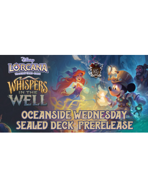 Disney Lorcana 11/12/25 Oceanside Lorcana Whispers in the Well Sealed Deck Prerelease Event Wednesday 6 PM