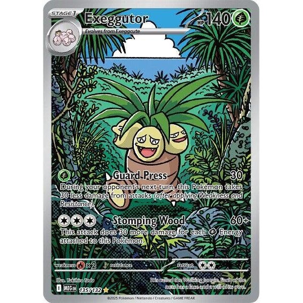 Pokemon Exeggutor (135) Lightly Played Holofoil