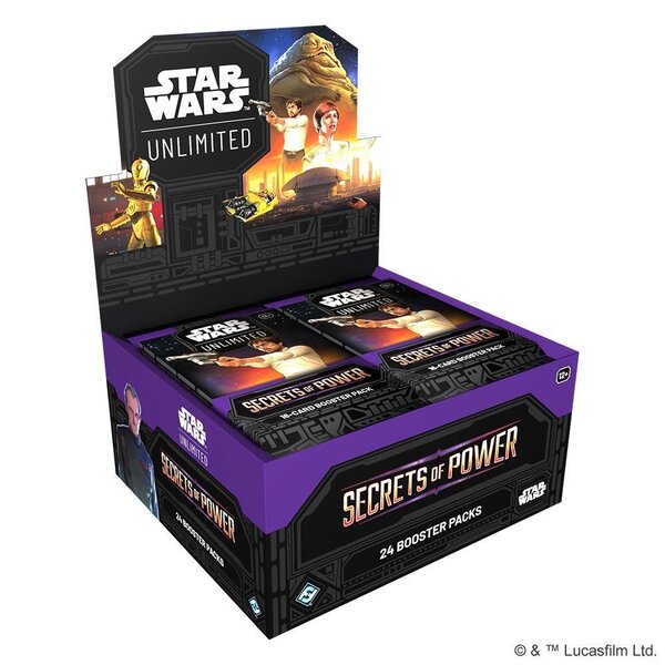 Star Wars: Unlimited Secrets of Power - Booster Display