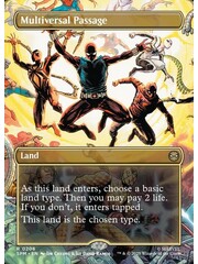 Magic: The Gathering Multiversal Passage (Borderless) (206) Lightly Played