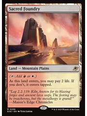 Magic: The Gathering Sacred Foundry (256) Lightly Played