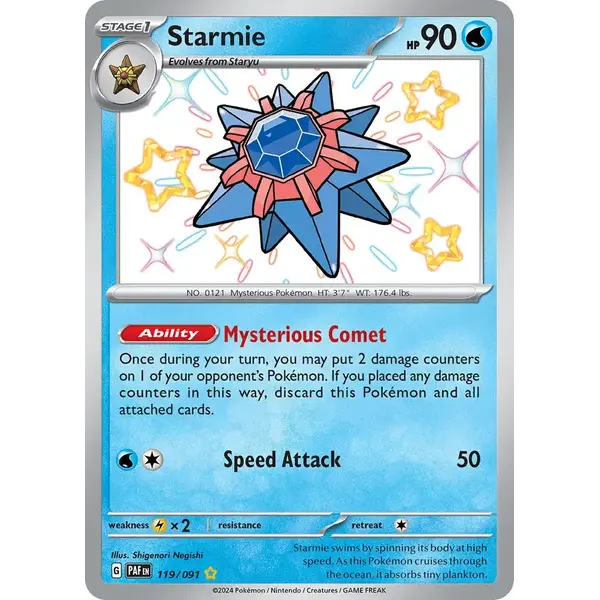 Pokemon Starmie (119) Lightly Played