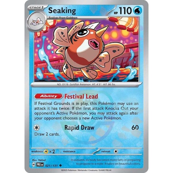 Pokemon Seaking (Master Ball Pattern) (021) Lightly Played