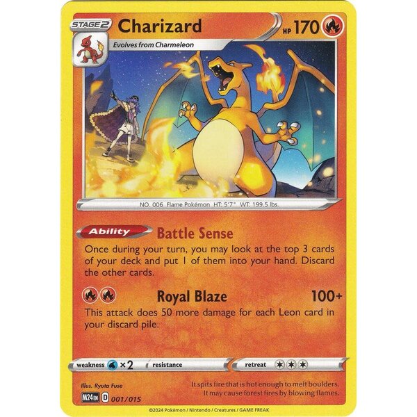 Pokemon Charizard (001) Lightly Played