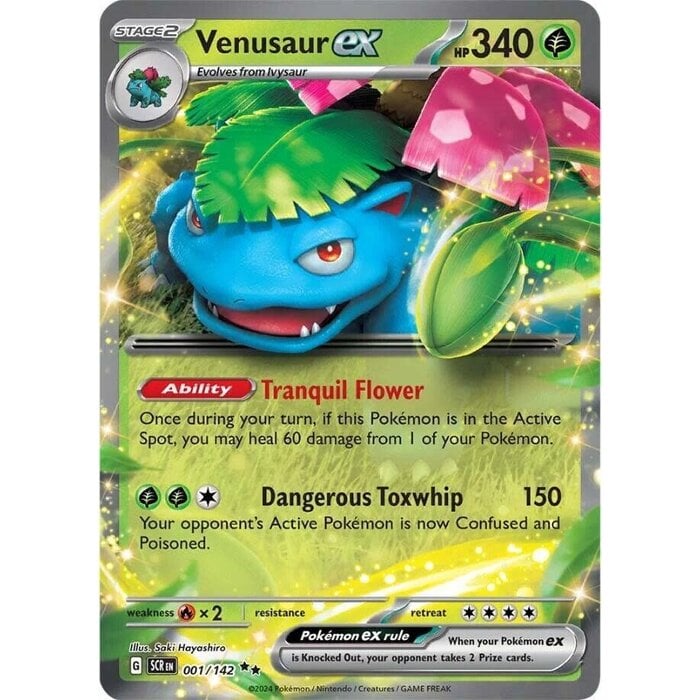 Pokemon Venusaur ex (001) Lightly Played Holofoil