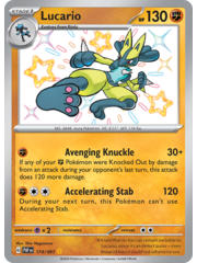 Pokemon Lucario (174) Lightly Played Holofoil