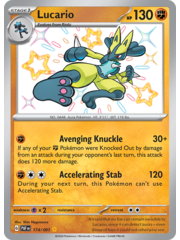 Pokemon Lucario (174) Lightly Played