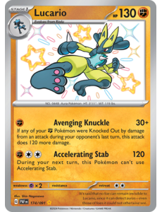 Pokemon Lucario (174) Lightly Played