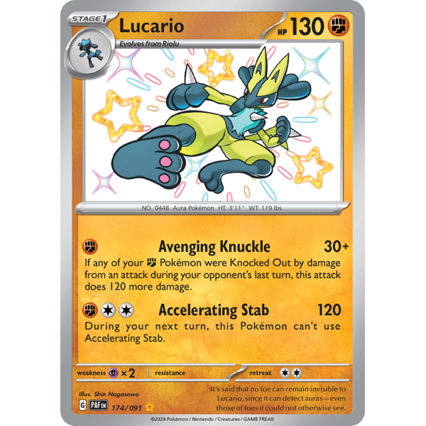 Pokemon Lucario (174) Lightly Played