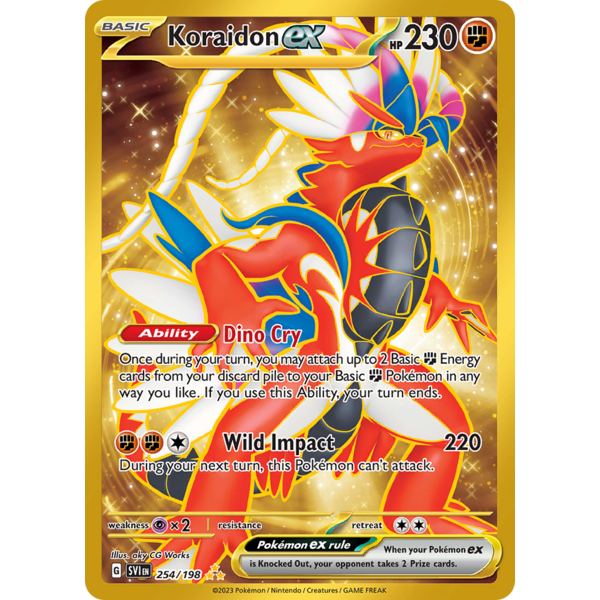 Pokemon Koraidon ex (254) Lightly Played