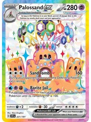 Pokemon Palossand ex (221) Lightly Played Holofoil