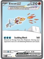 Pokemon Eiscue ex (222) Lightly Played Holofoil