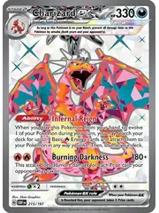 Pokemon Charizard ex (215) Lightly Played Holofoil